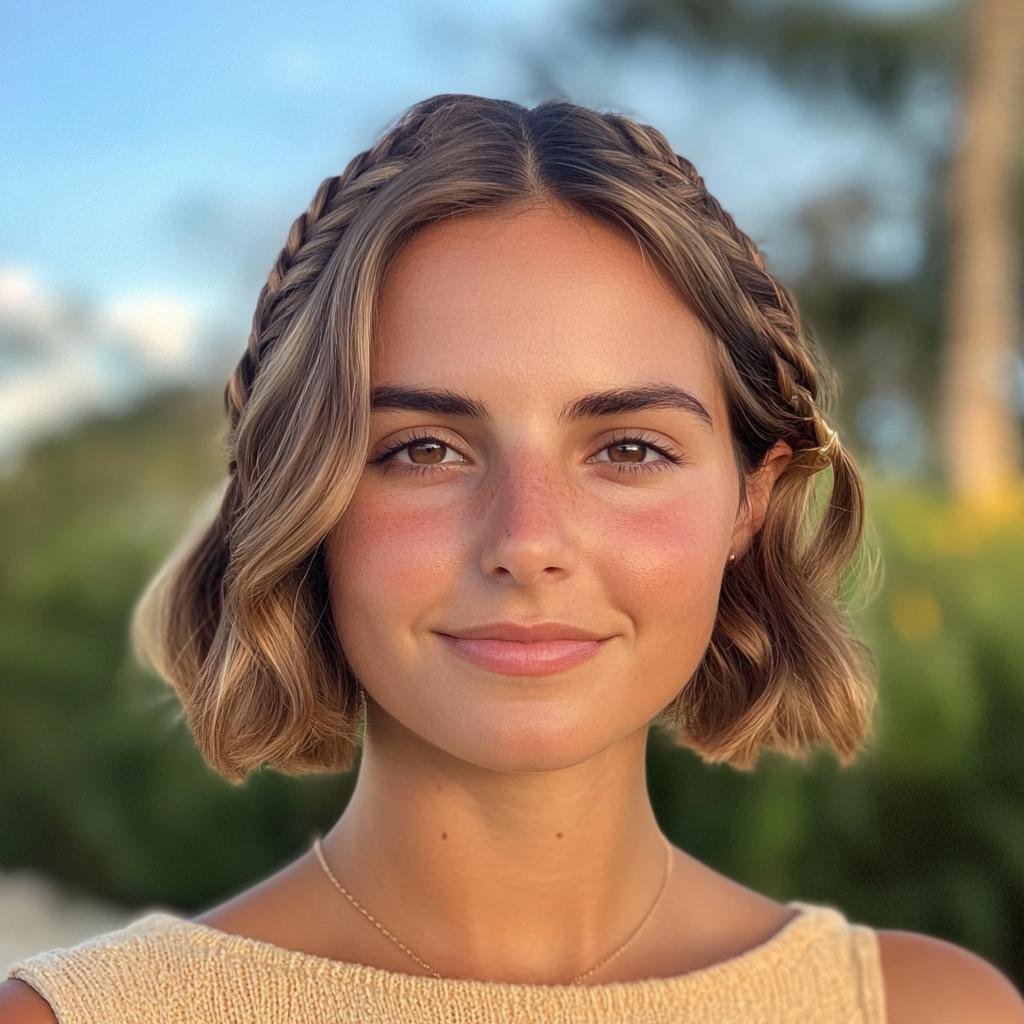 tranca em cabelo curto 50