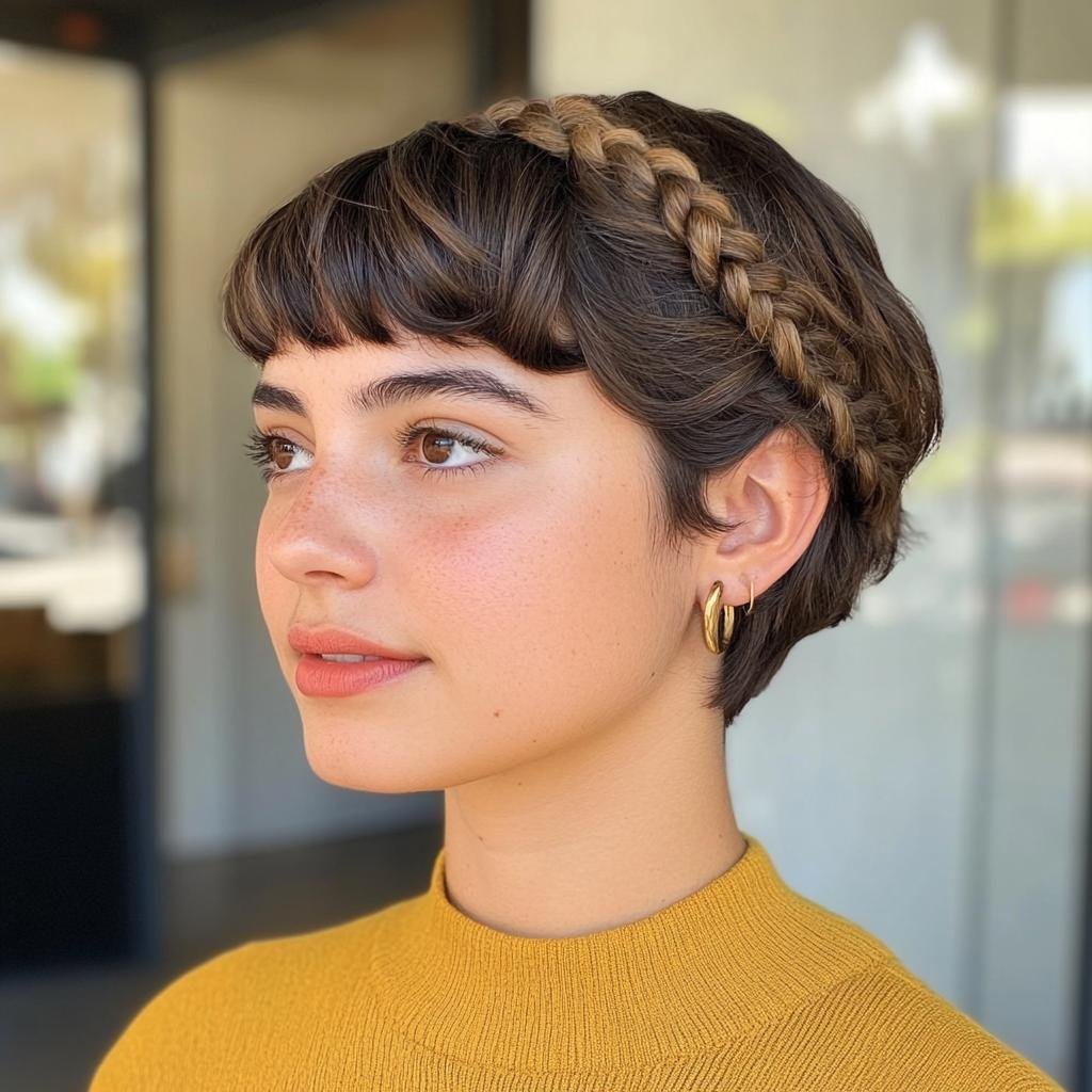 tranca em cabelo curto 53