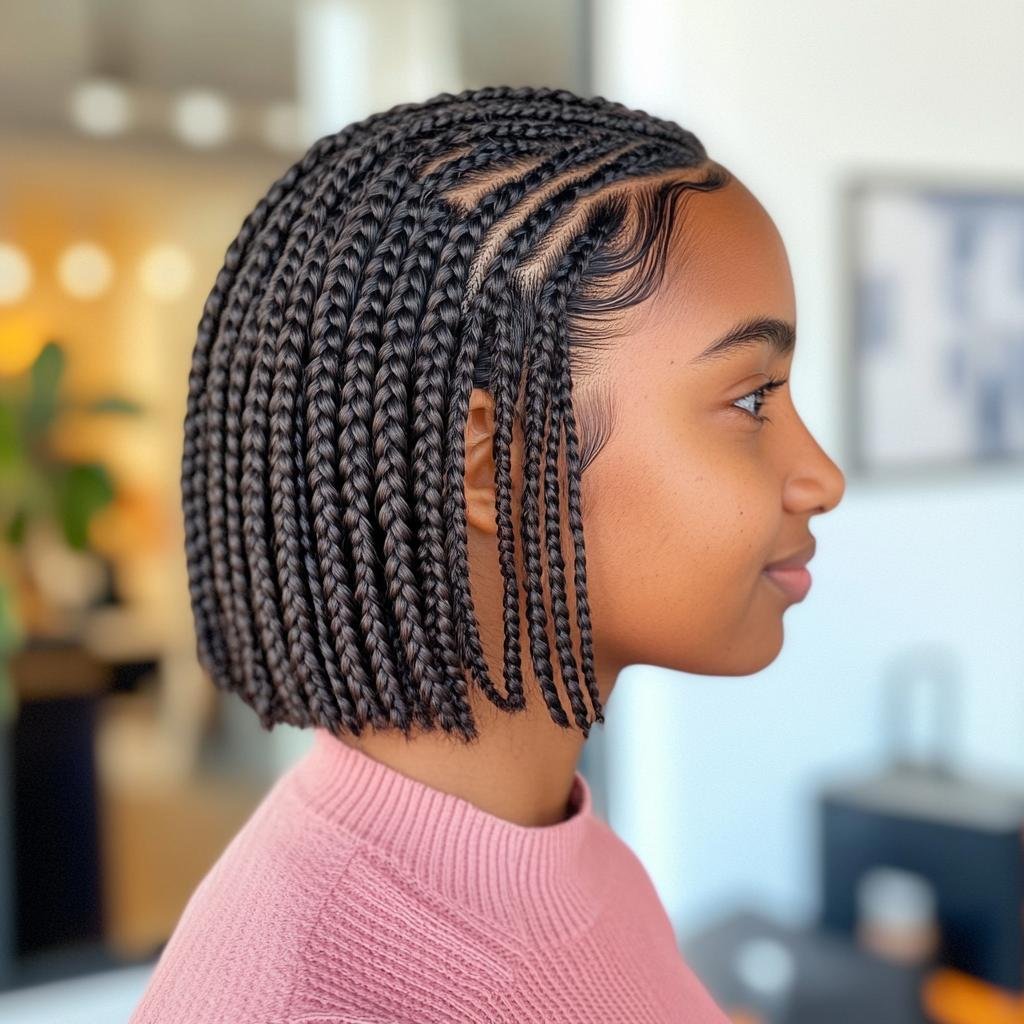 tranca em cabelo curto 64