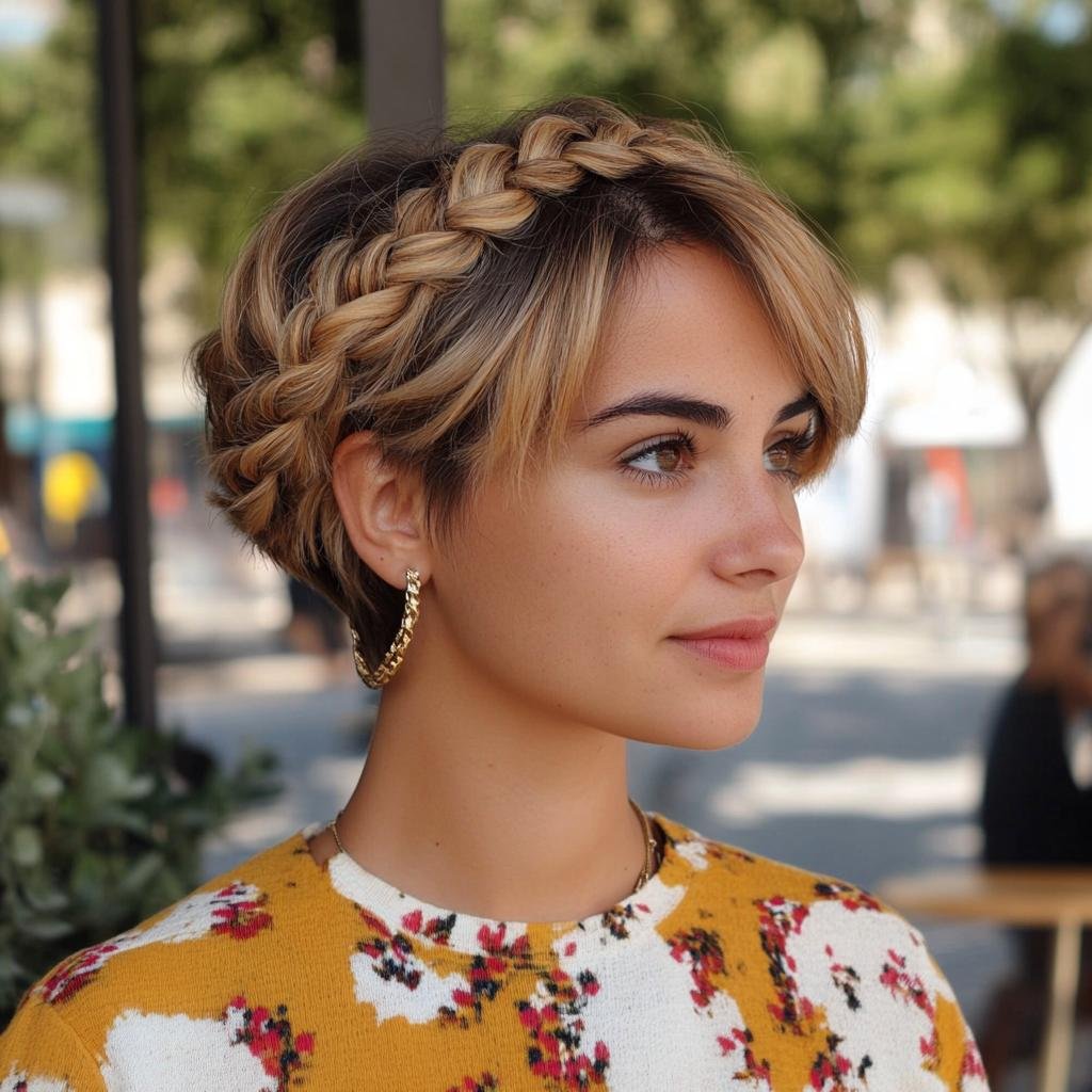 tranca em cabelo curto 83