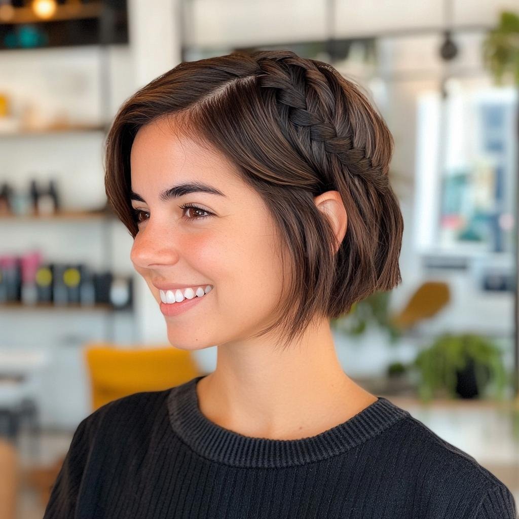 tranca em cabelo curto 93