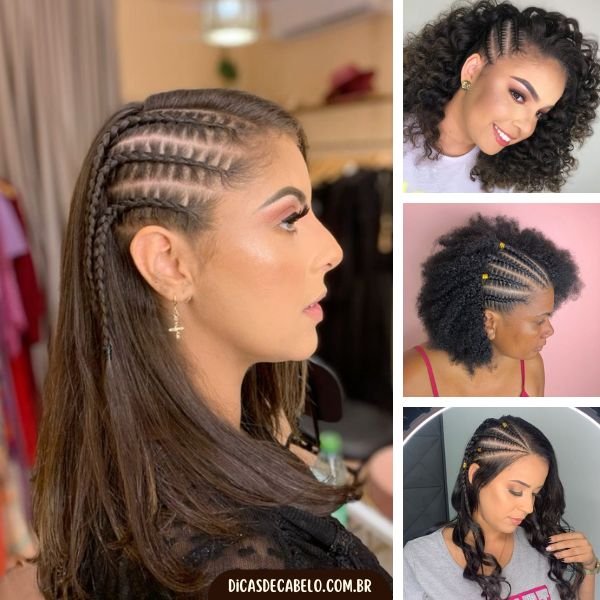 penteado com tranca lateral0